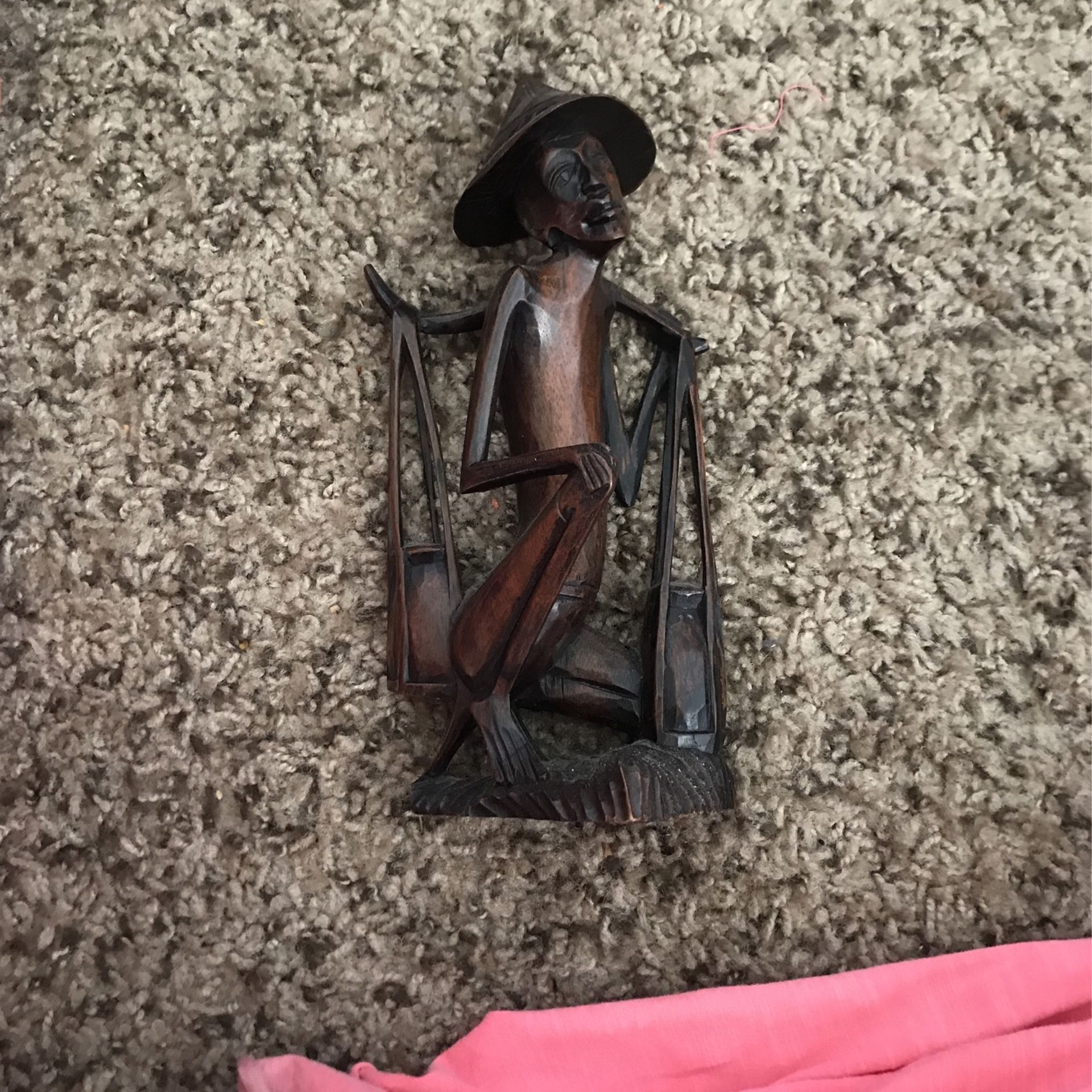 Wooden Statue Decor Decoration