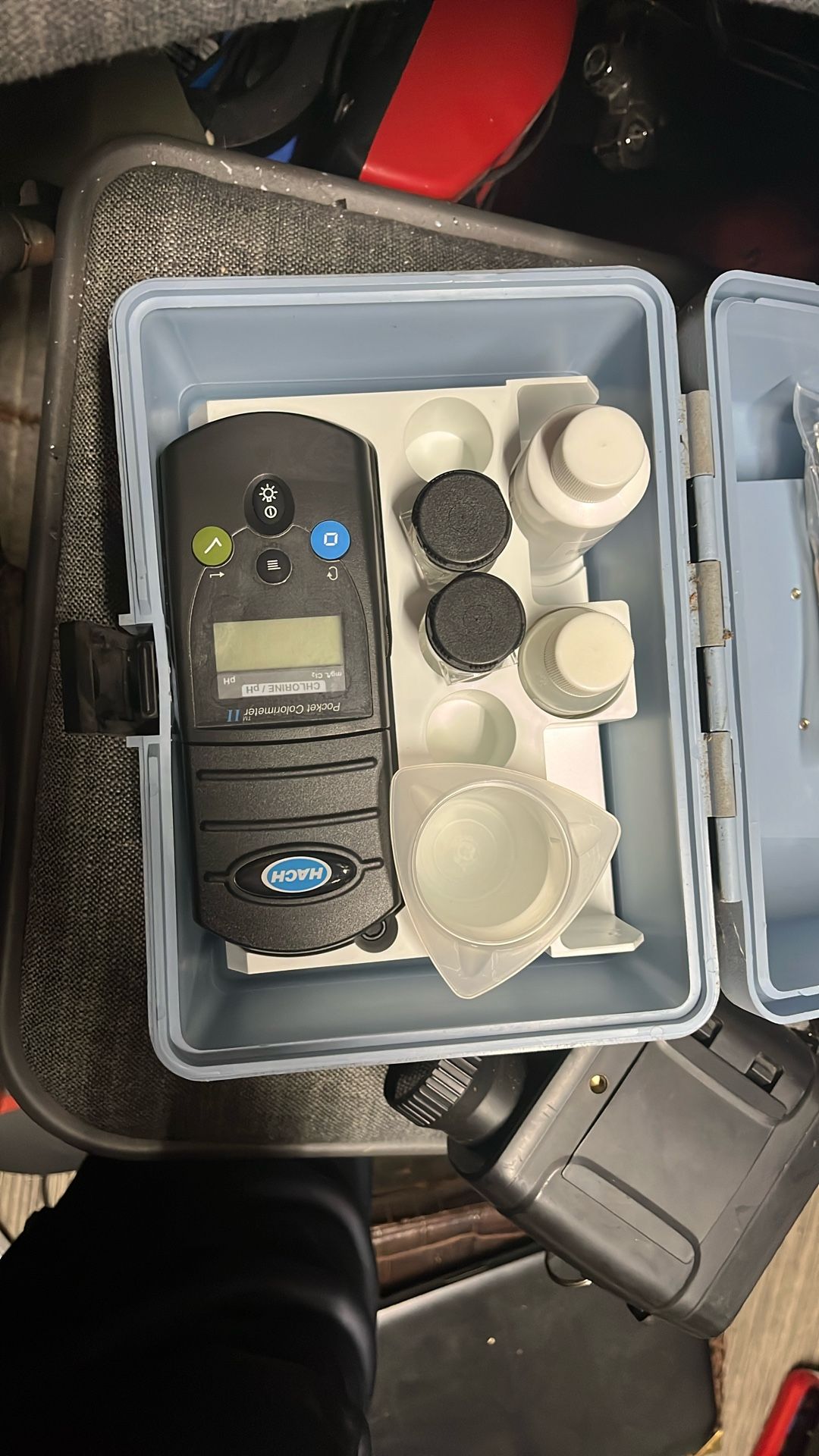 HACH POCKET COLORIMETER II CHLORINE LCD DISPLAY