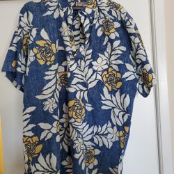 Reyn Spooner Commemorative Classics Hawaiian Shirt XXL Cotton/Polyester