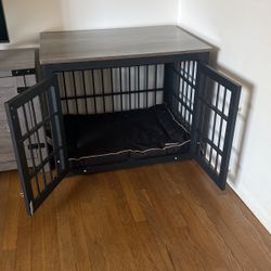 Side Table Dog Crate