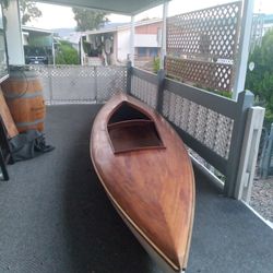 Cedar plank Kayak