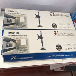 Two Desktop Mount Brand New