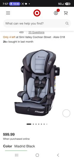Car seats for babies/toddlers