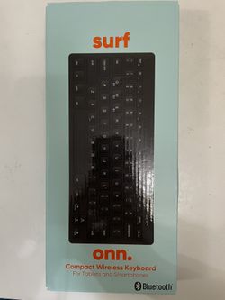 Onn. Compact Wireless Keyboard for Tablets and Smartphones