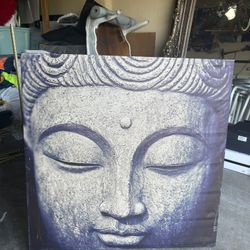 Buddha On Stretched Canvas