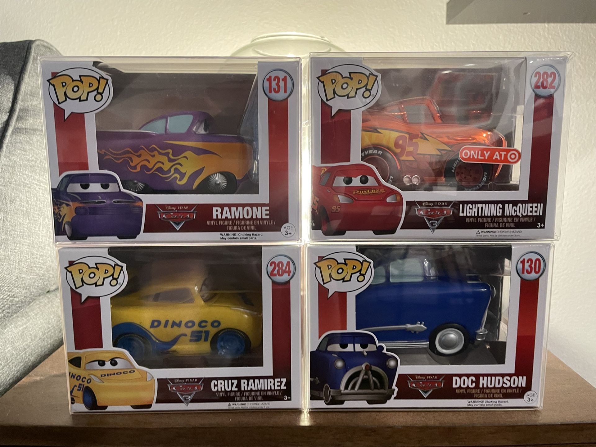 Disney Cars Funko Pop Set