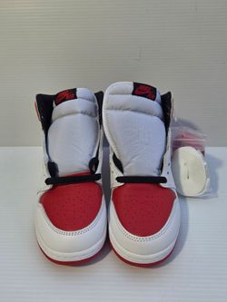 Nike Air Jordan 1 Retro High OG Heritage White Red GS 5 Youth 575441 161