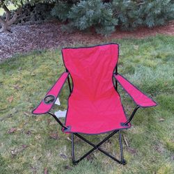 E-Z Living Folding Portable Outdoor Camping Chair[Large] (Red