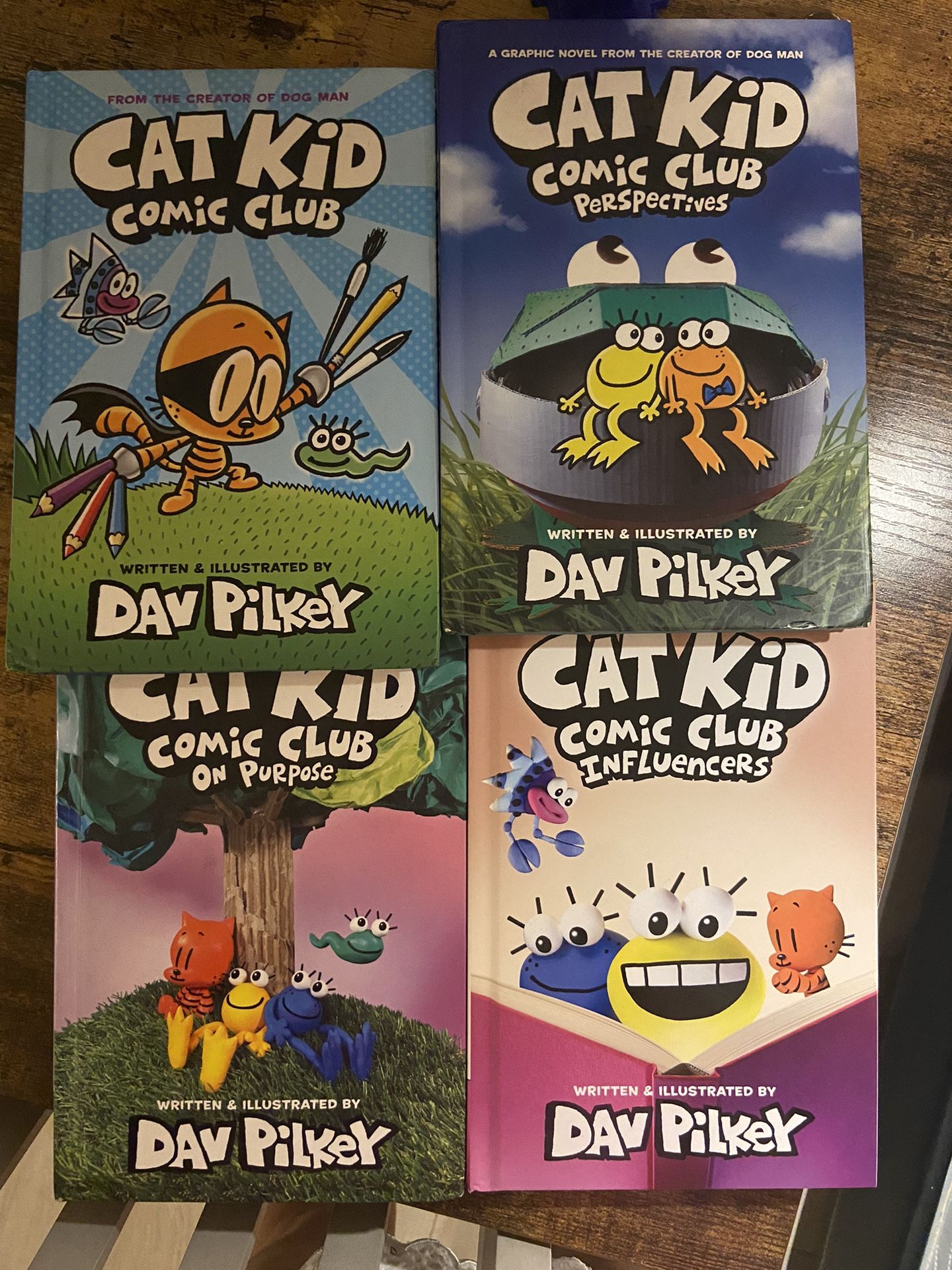 Cat Kid Comic Club Books 4 Sets