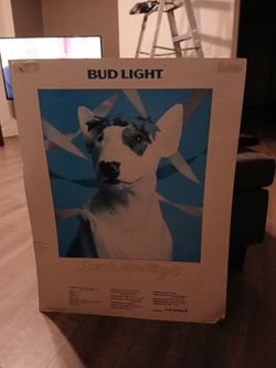 Bud Light Spuds MacKenzie Vintage Poster