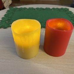 Set (2) Flameless LED Candles $4 Set