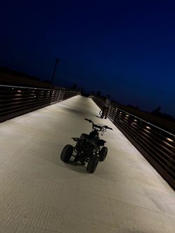 Modded 110 street atv