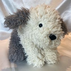 Jellycat Curvie Sheepdog Plush ~10" Retired RARE