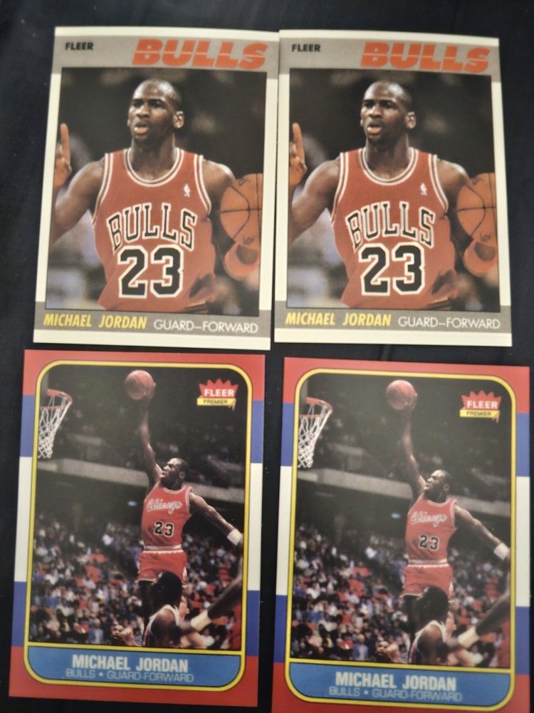 2 - 1986 And 2nd Year Rookie Reprint Michael Jordan 