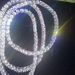 Moissanite tennis chain