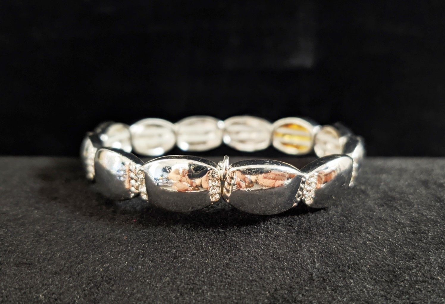 Nine West Silver Tone Stretch Bracelet with tag 9W