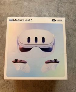 Meta - Quest 3 512GB | Virtual Reality Headset Without Wires — Thirty Percent Sharper Resolution — 2X Graphical Processing - White