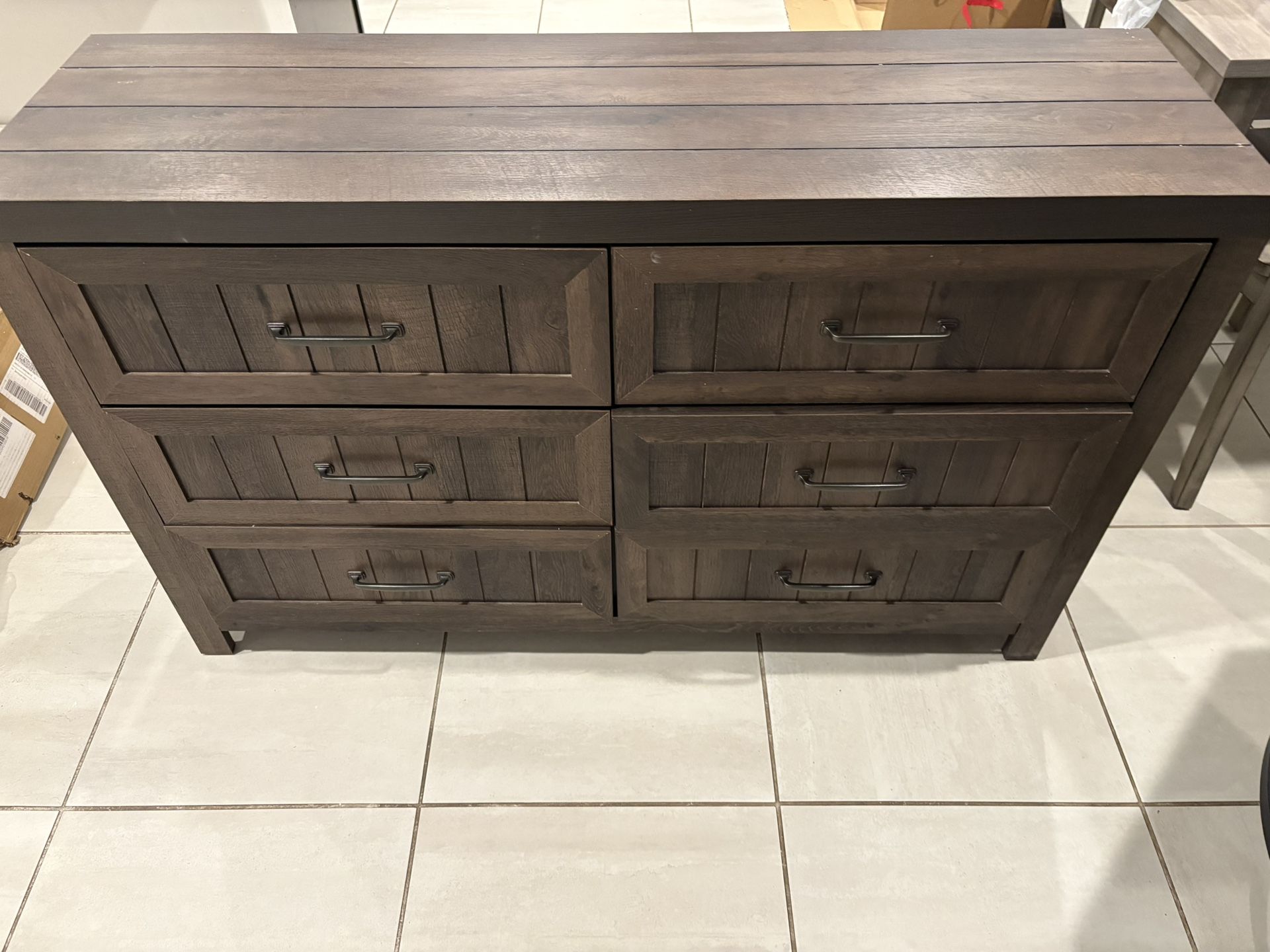 6 Drawer Wooden Dresser