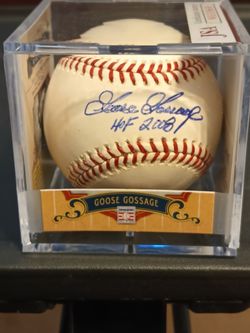 Goose Gossage 'HOF 2008'Signed OML Baseball 