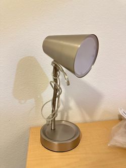 Silver Desk Lamp
