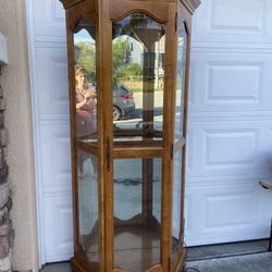 Antique Lighted Curio