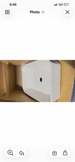 Ceramic Rectangular Vessel Bathroom Sink 20”x14.7”  715 $40