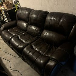 Large Leather Couch