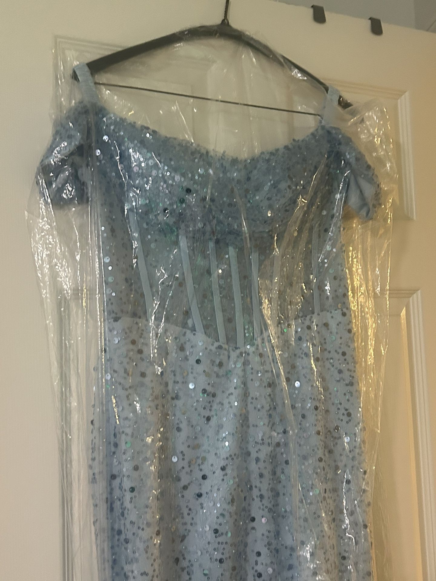 Light Blue Shimmery Dress