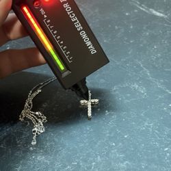 Moissanite Cross Pendant