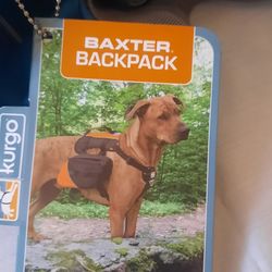 Kurgo Baxter Backpack fits 30-85 lbs Blue 