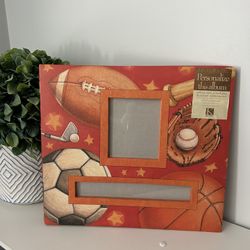 New beisbol soccer K & Company Tim Coffey Sports 12 x 12 Embossed photo album