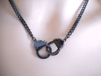 Stainless steel Handcuffs Necklace