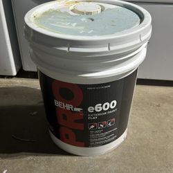  BEHR PRO 5 gal. e600 Acrylic Exterior Flat Paint Light Blue Pintura 5 Galones 