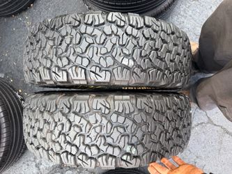 2 tires 30x9.50r15 Bf Goodrich 85% tread life $190 for 2 mounted and balanced