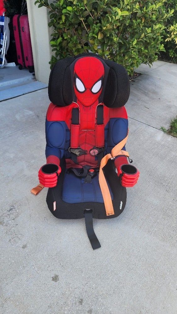 Spiderman in Harness Booster Car Seat