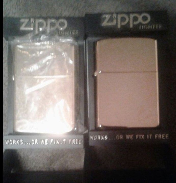 Men's brand new Zippo lighters