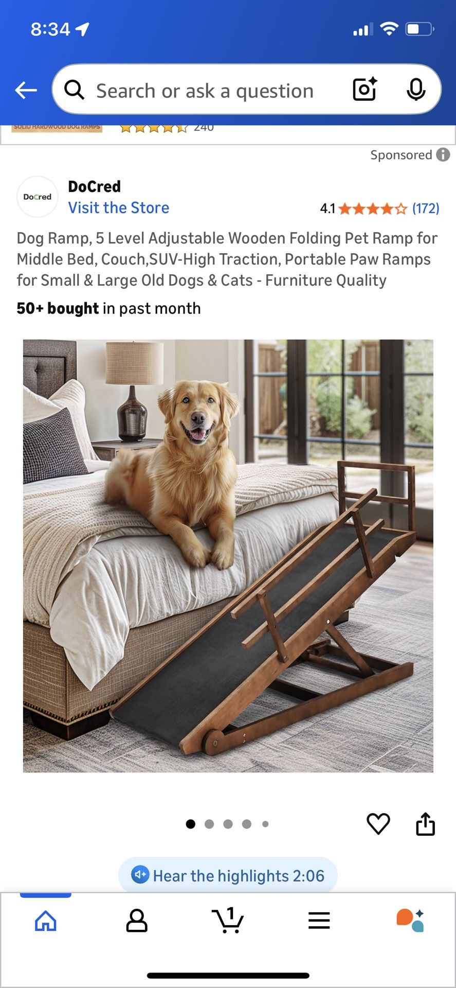 Dog ramp