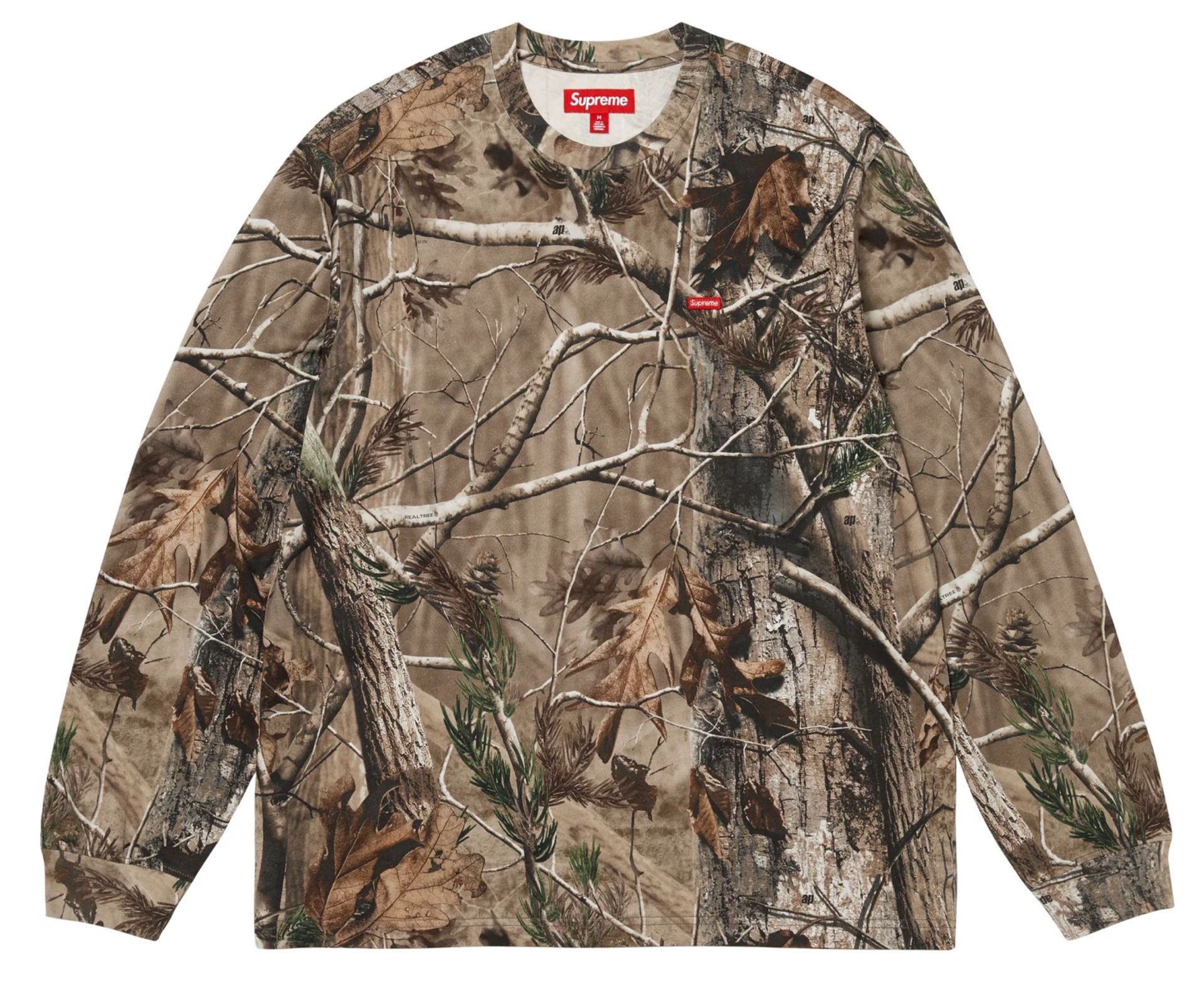 Supreme Small Box L/S Tee - Realtree AP Camo - Size L