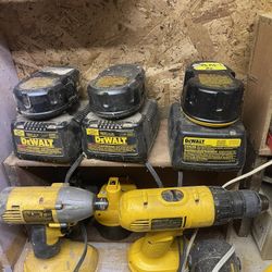 DeWalt Drills Batteries And Chargers