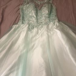 Turquoise Formal Dress 
