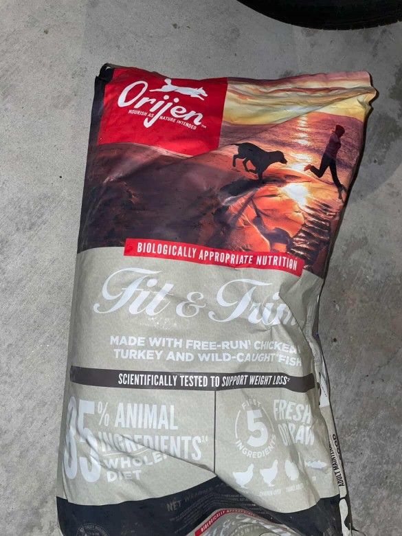 Orijen And Taste Of The Wild Bags Of Dog Food