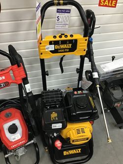 DeWalt 3400 PSI Gas Pressure Washer