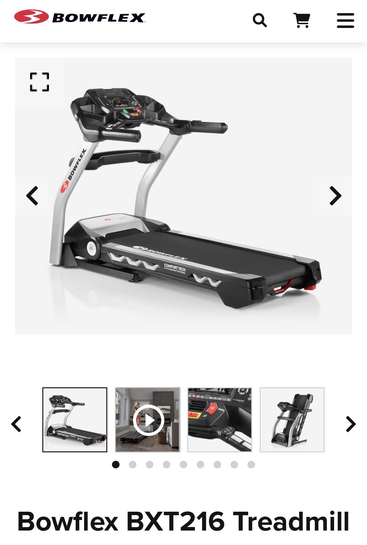 Bow flex Treadmill