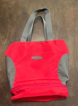 Keen brand, Red and Gray Camping Tote Bag 15”x14”