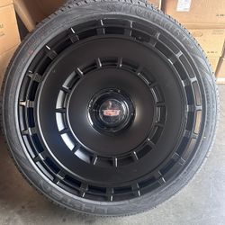24inch Wheels And Tires For Escalade And G-wagon