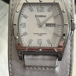 Womens Armitron Watch With Leather Guess Band