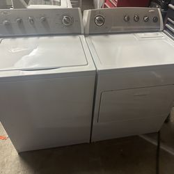 Whirlpool Top Loader Set Free Delivery /Warranty Electric Dryer