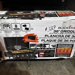 Blackstone 36 Inch Outdoor Griddle with Hood and Shelf – BBQ Grill Clearance!