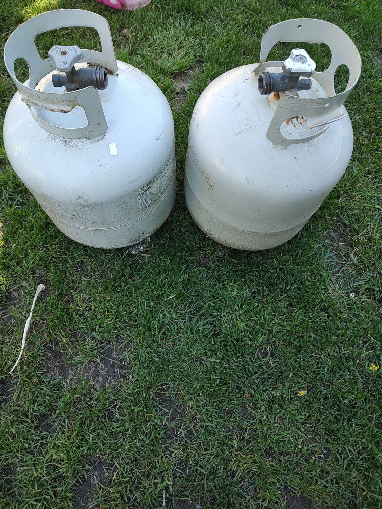 Two Propane Tank For Exchange 