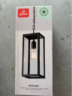 Globe- Bowery Outdoor Pendant Light
